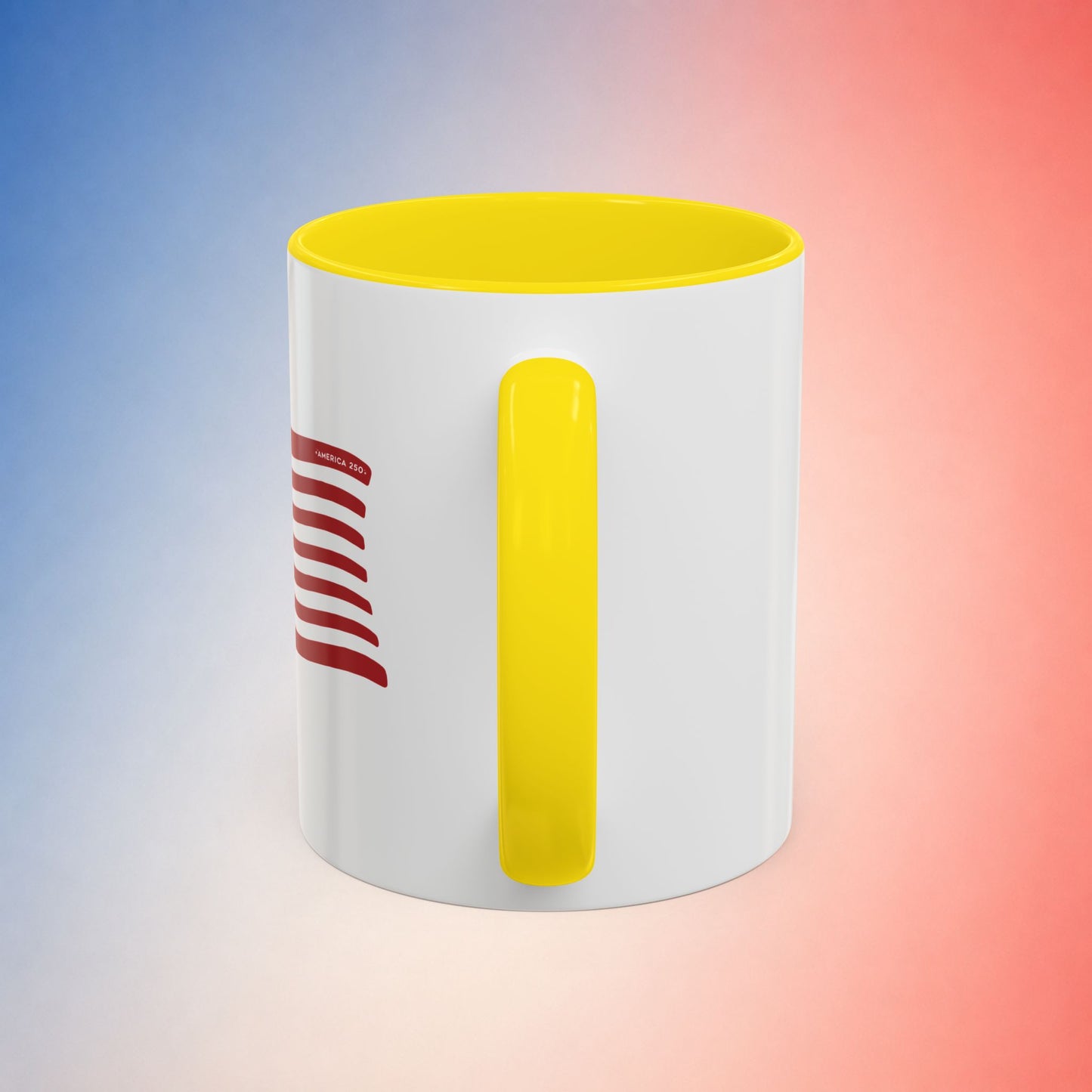 American Flag with State Flower Stars Coffee Mug