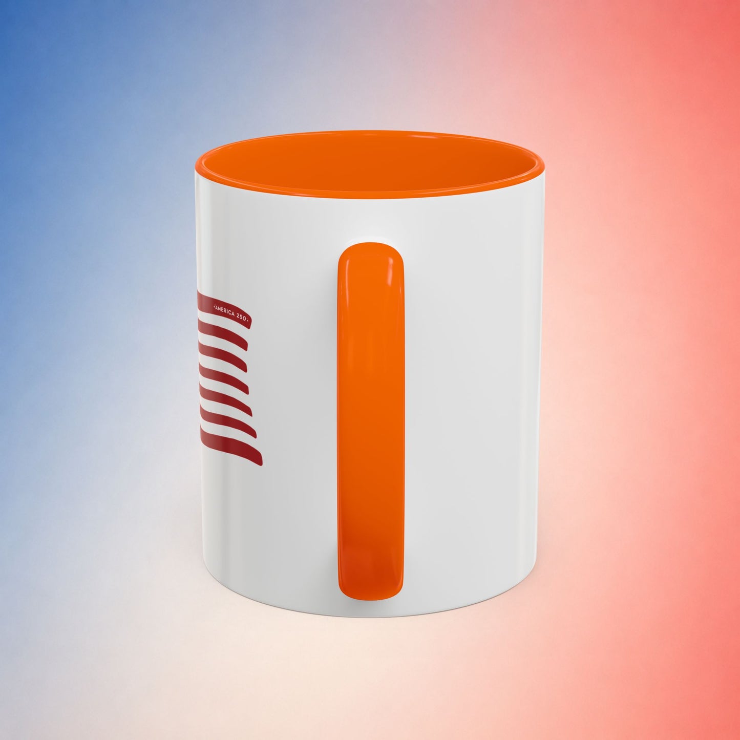American Flag with State Flower Stars Coffee Mug
