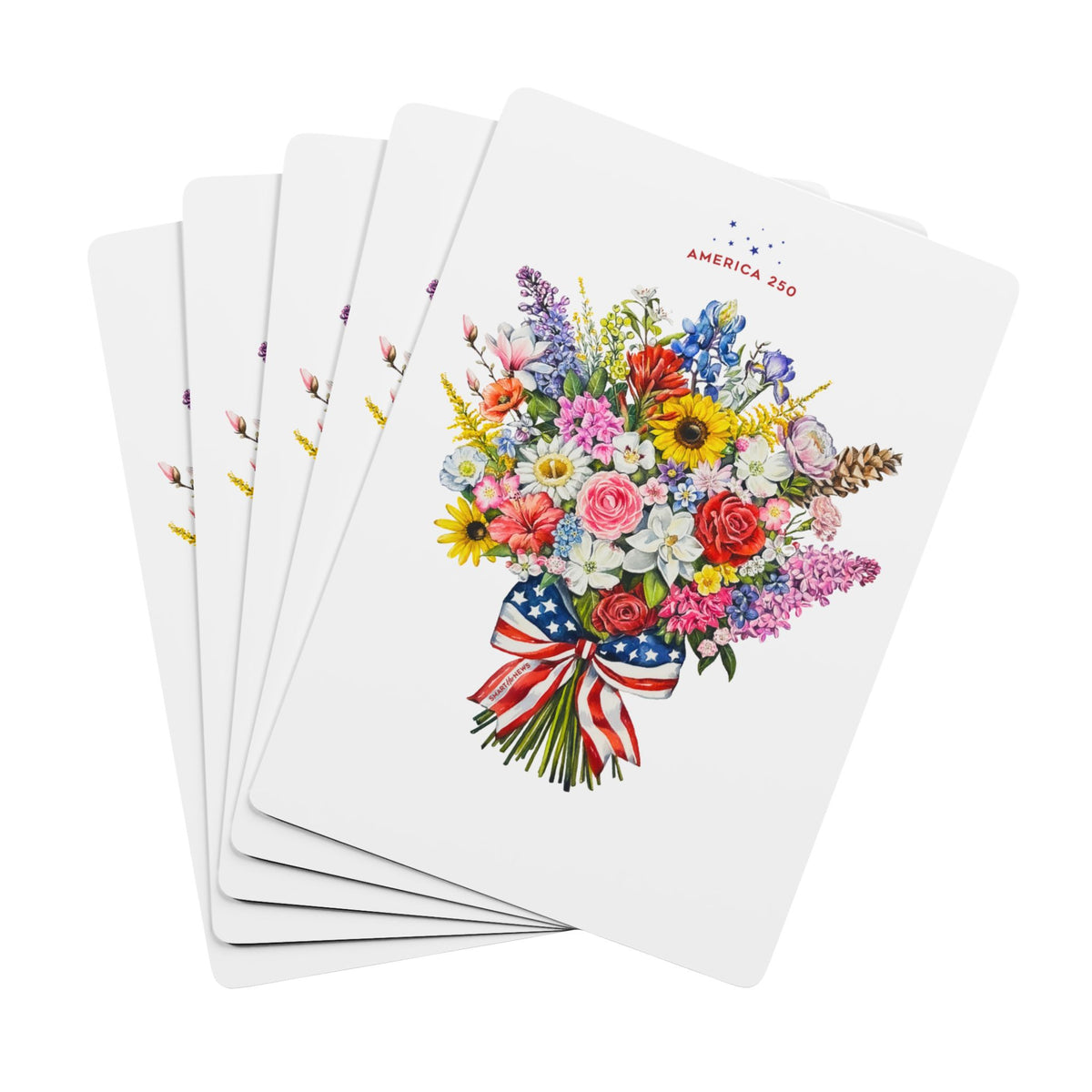 Liberty Blooms Playing Cards