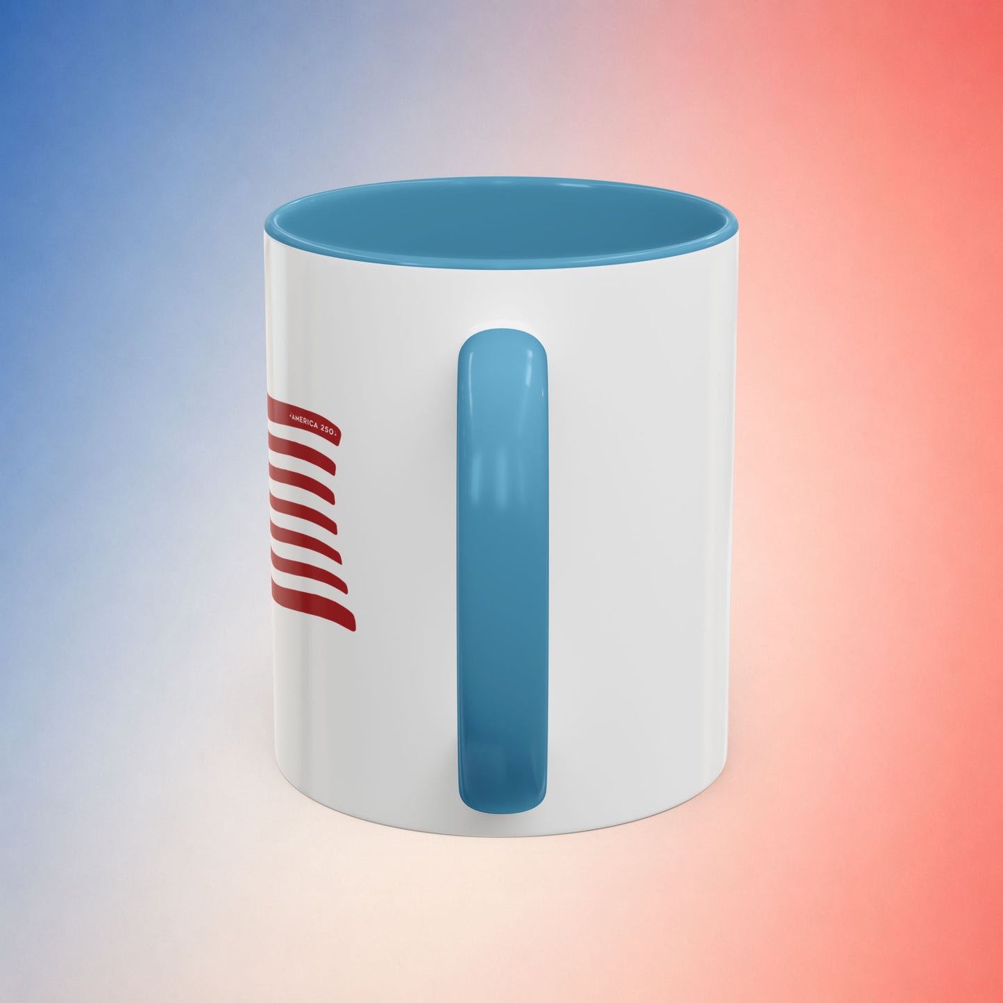 American Flag with State Flower Stars Coffee Mug