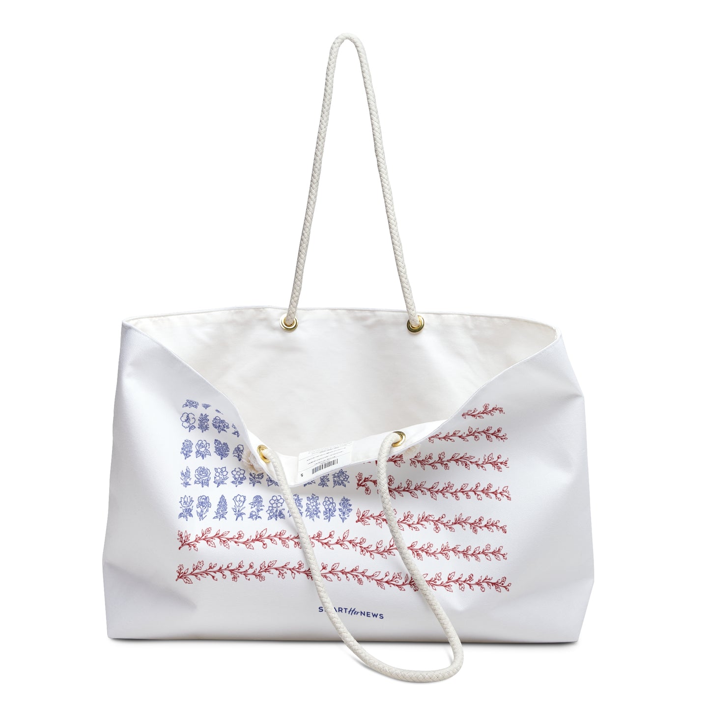 State Flower Stars and Stripes Weekender Bag