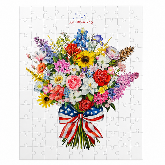 State Flower Bouquet Jigsaw Puzzle