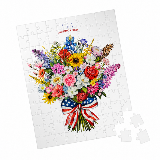 State Flower Bouquet Jigsaw Puzzle