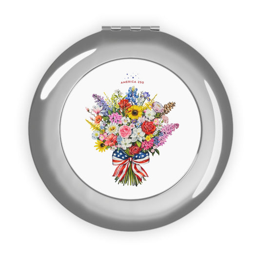 State Flower Bouquet Compact Mirror