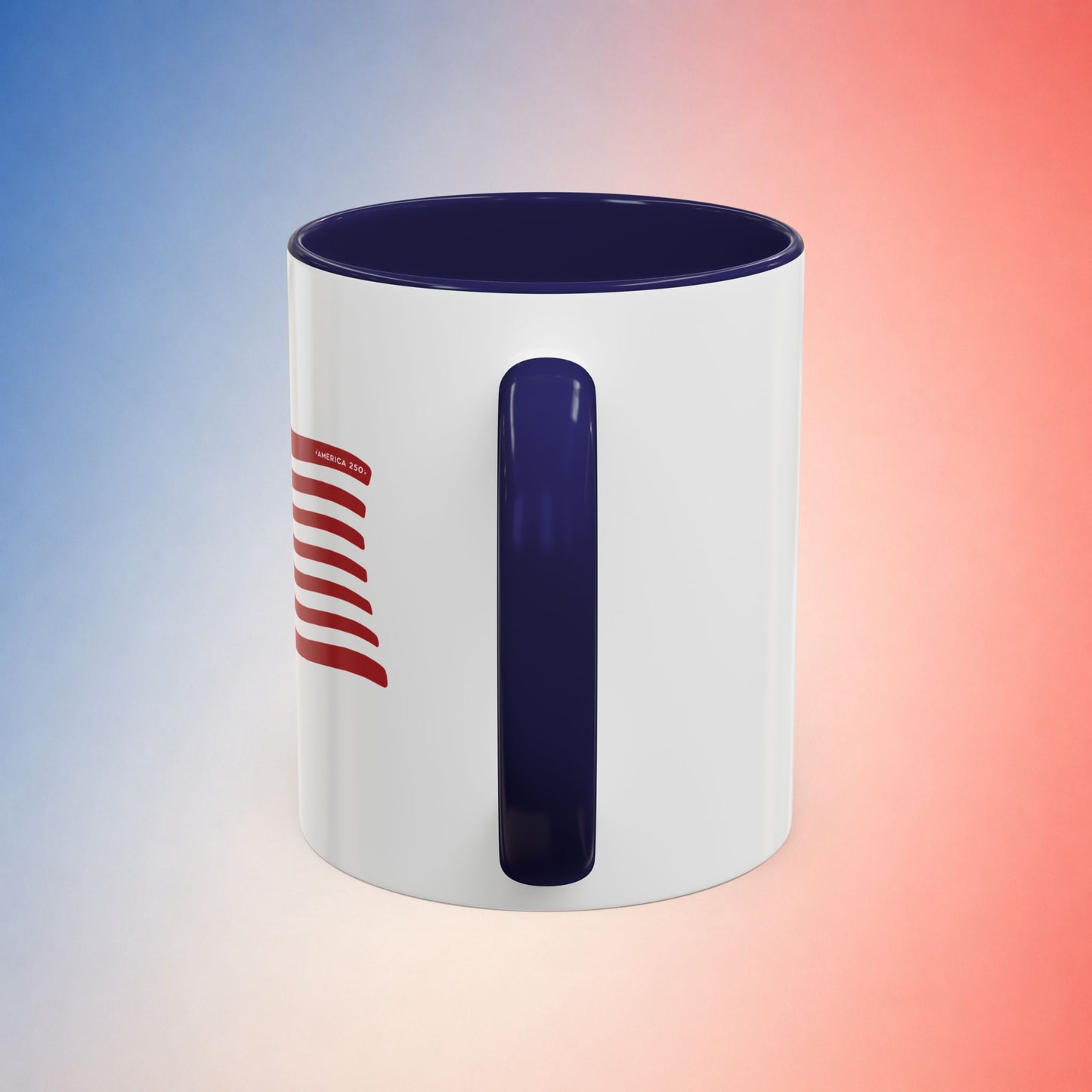 American Flag with State Flower Stars Coffee Mug