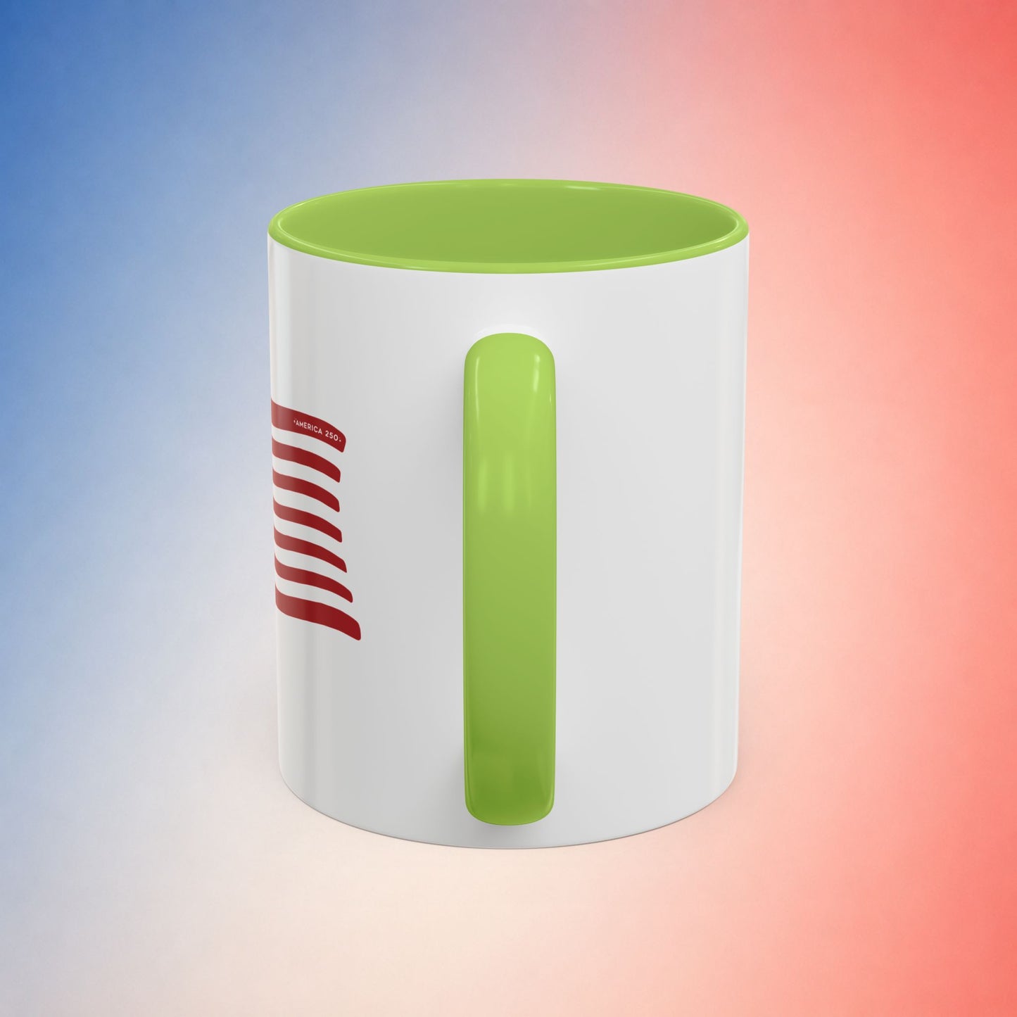 American Flag with State Flower Stars Coffee Mug