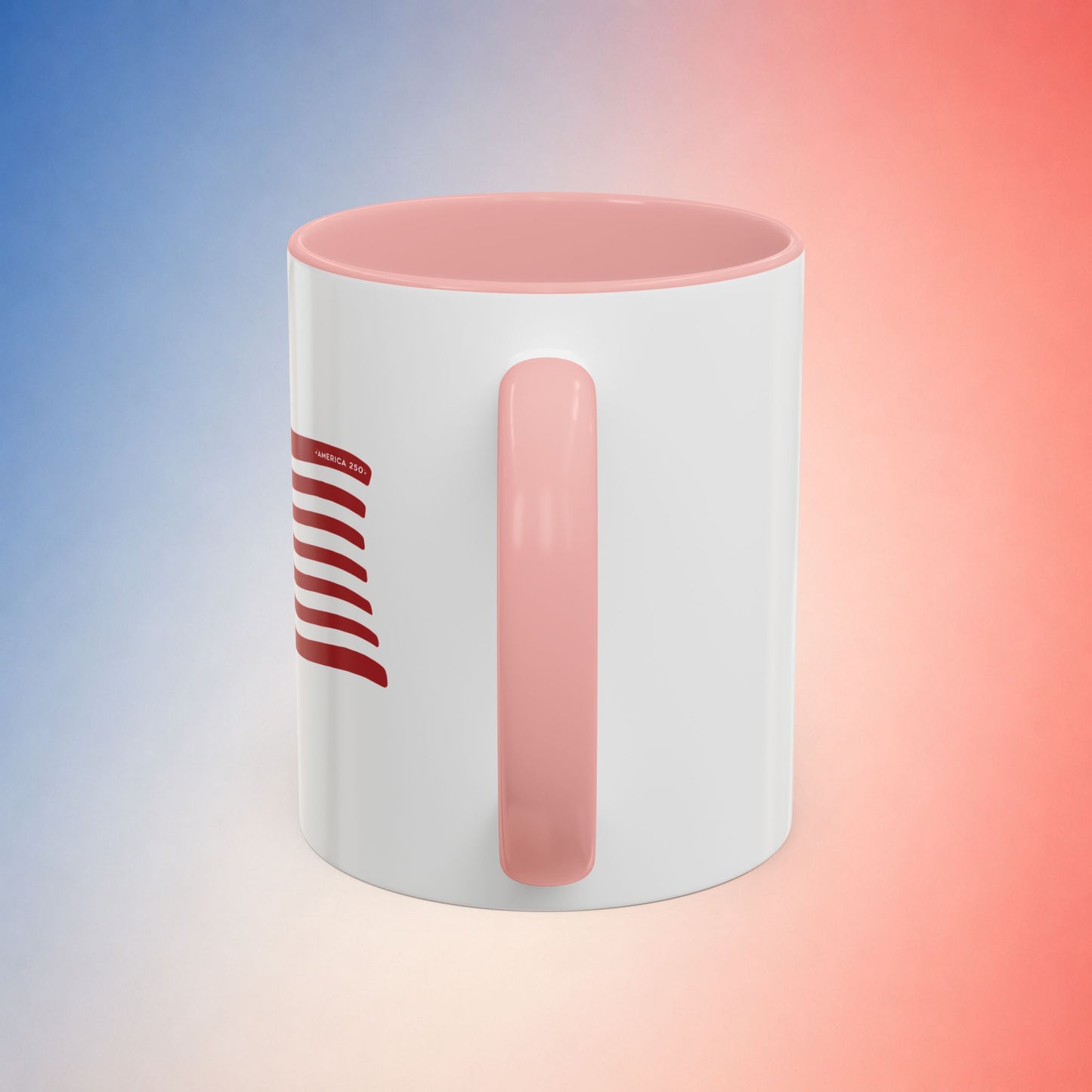 American Flag with State Flower Stars Coffee Mug