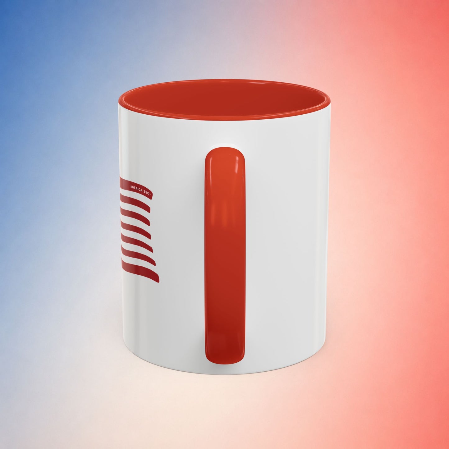 American Flag with State Flower Stars Coffee Mug