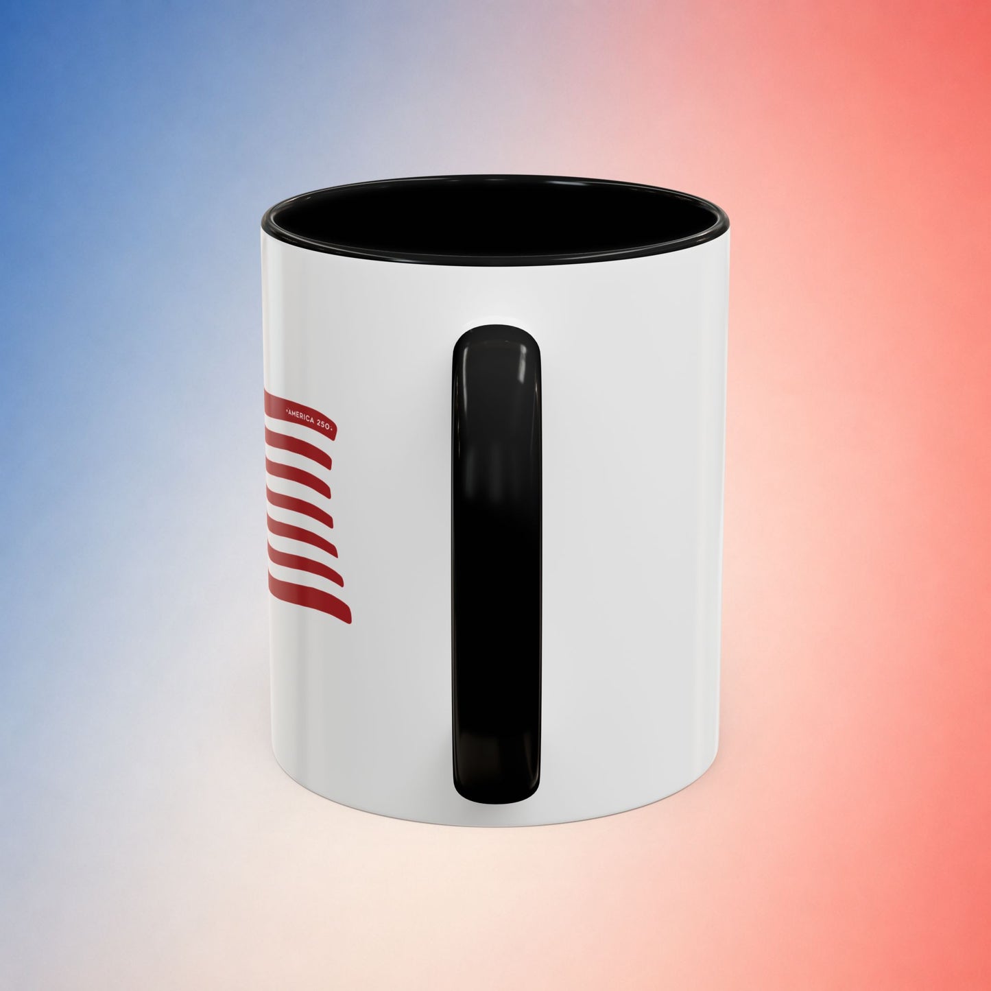 American Flag with State Flower Stars Coffee Mug