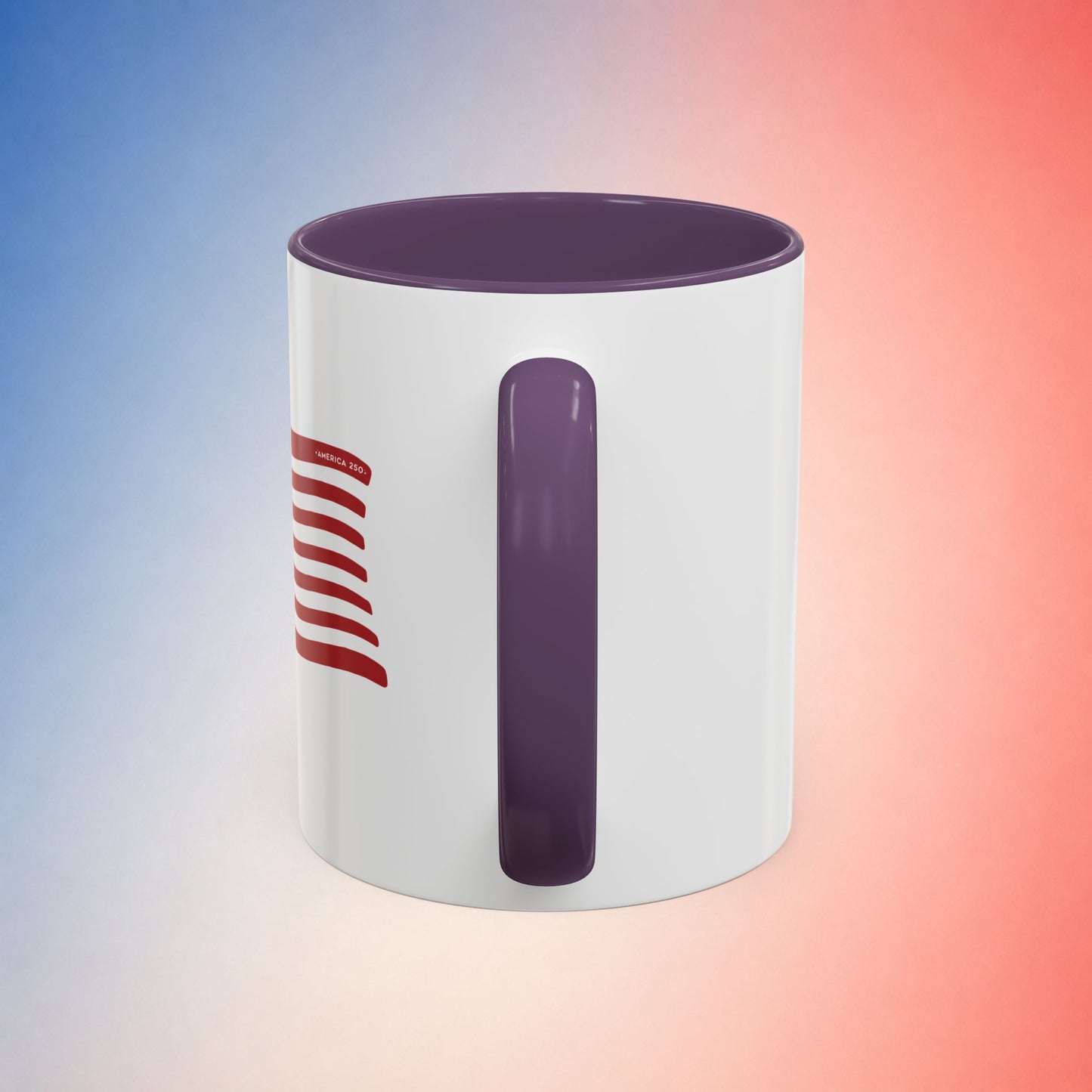 American Flag with State Flower Stars Coffee Mug