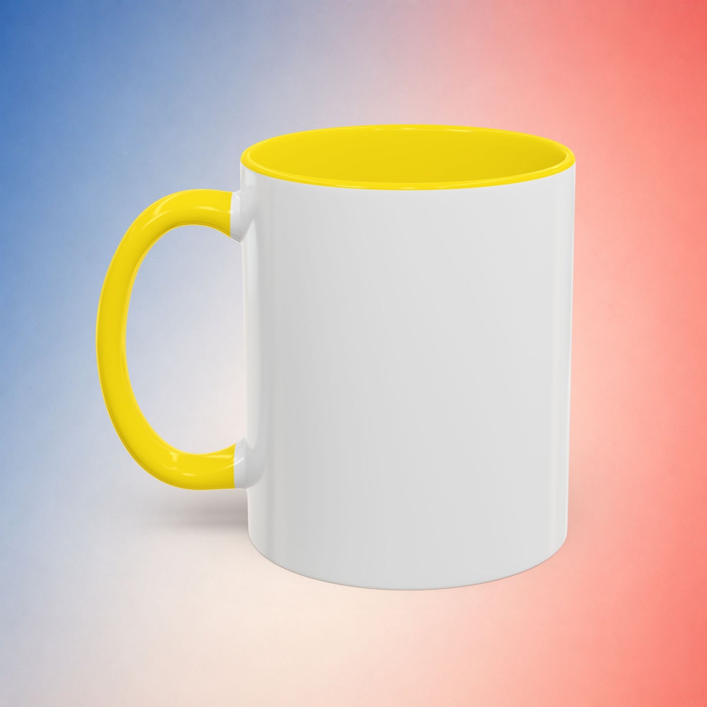 American Flag with State Flower Stars Coffee Mug